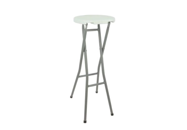 Tabouret blanc pour mange debout